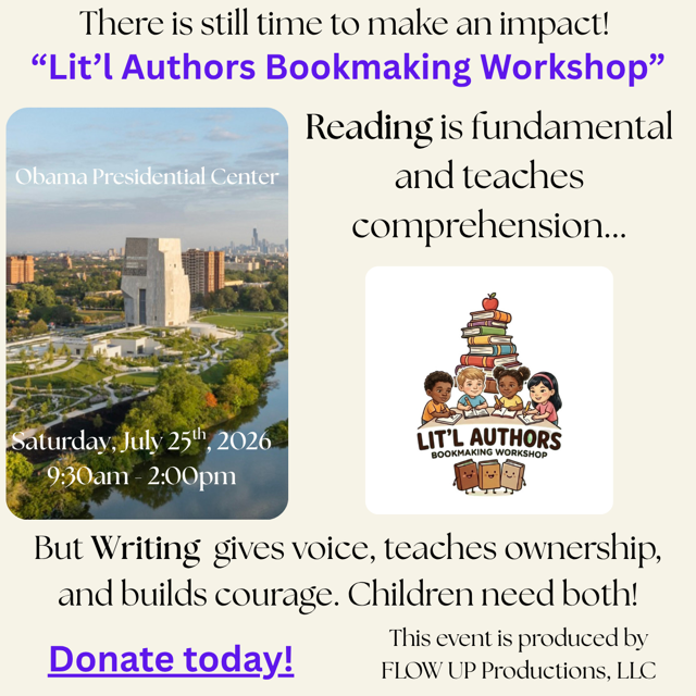 Donate today &mdash; Lit'l Authors Bookmaking Workshop
