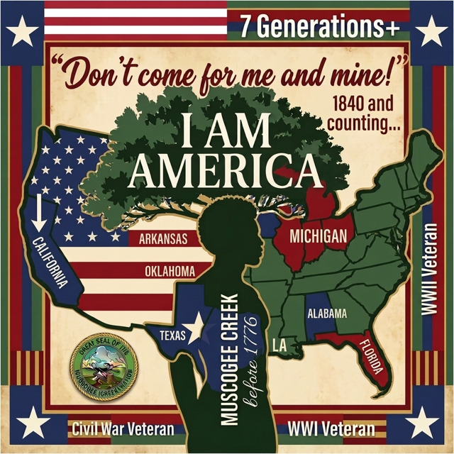 I AM AMERICA custom heritage tee